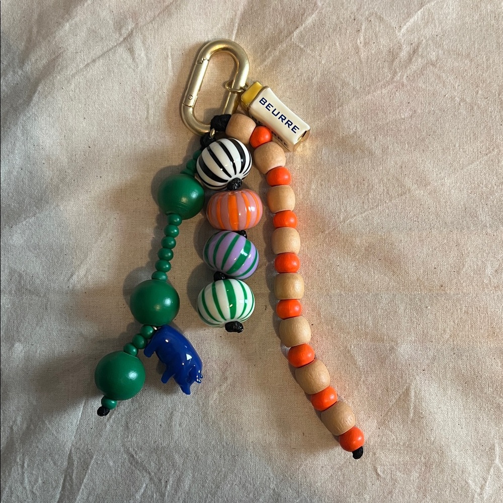 New Clare V Bag Charm - Le Beurre Fob - Picture 2 of 3